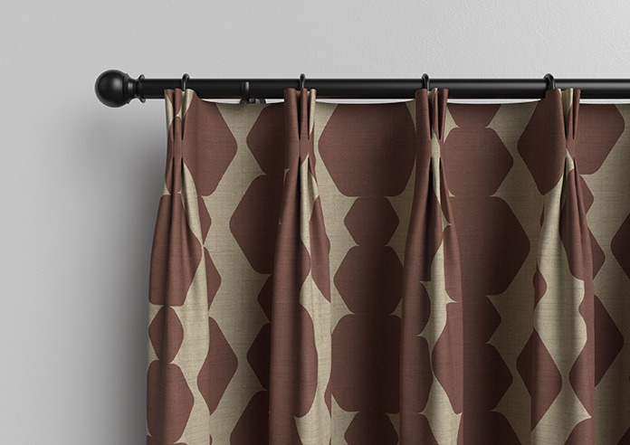 Construct, Wild Red - Made to Measure Curtains - Image 11